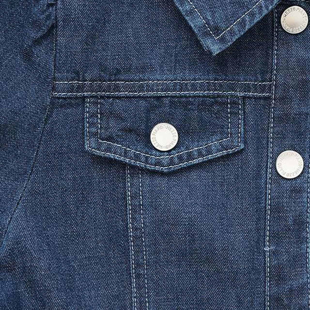 Volume Sleeve Flare One-Piece Dress,Blue, large image number 5