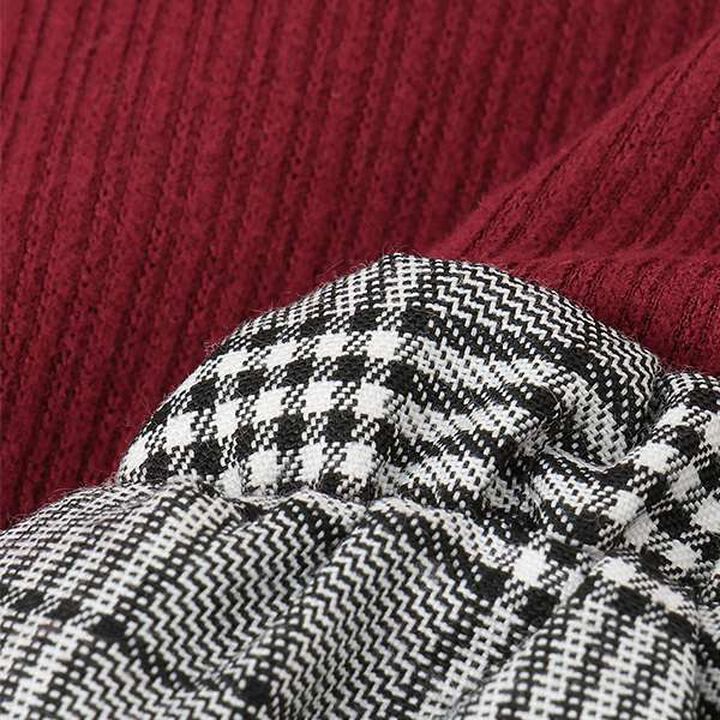 [Link] Check Ribbon Dress (Kids),Black, medium image number 4