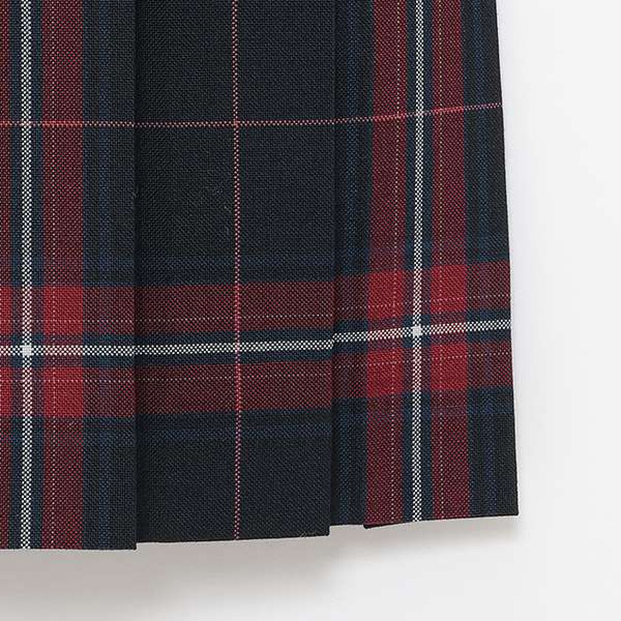 50cm Length 24-Piece Check Pleats Check Skirt,Beige, large image number 11