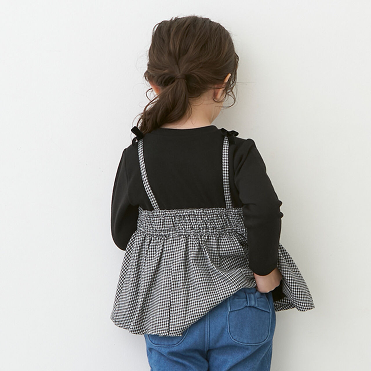 [Link] Check Docking Long Sleeve T (Kids Size),Black, large image number 14