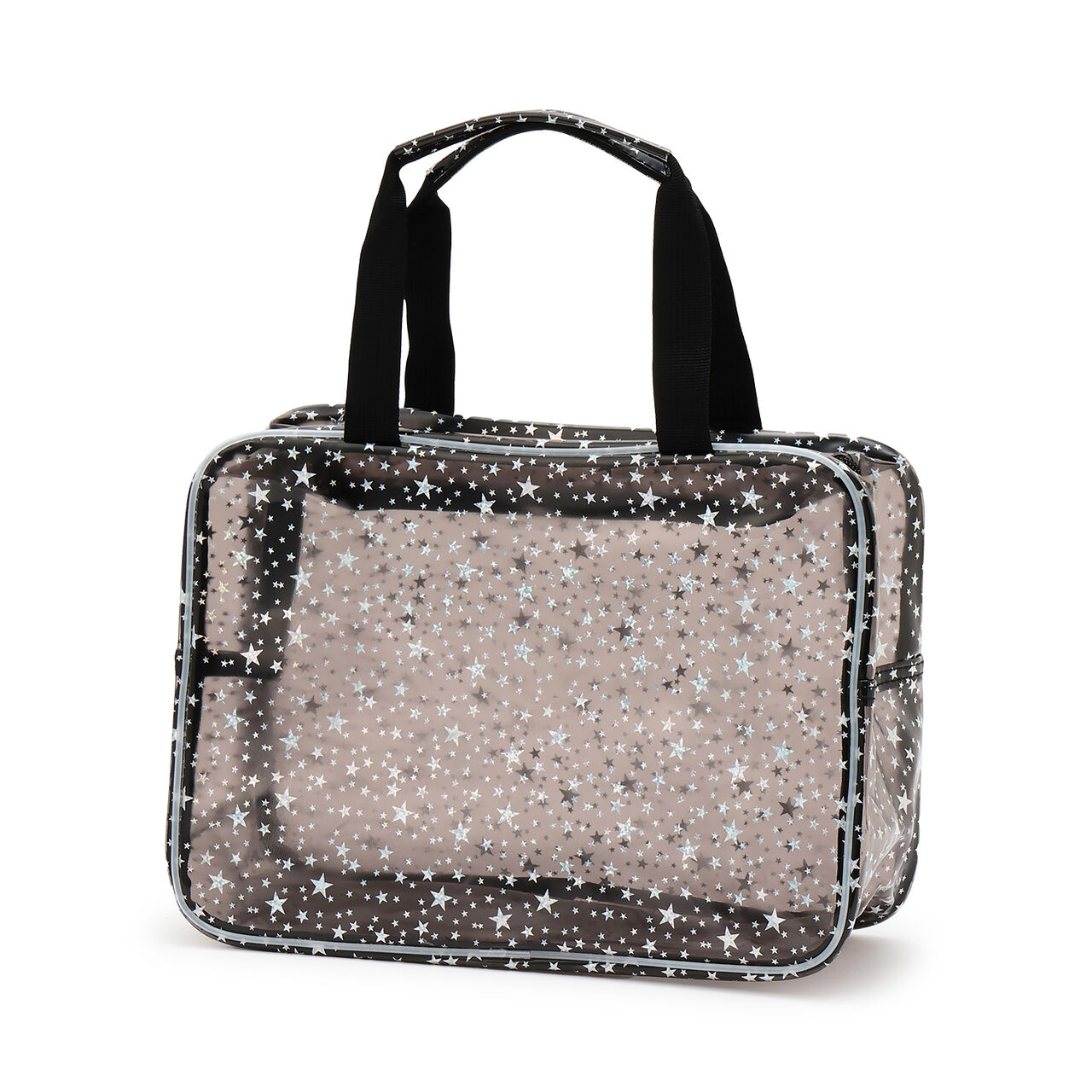 Shiny Vinyl Bag,Off white, large image number 5