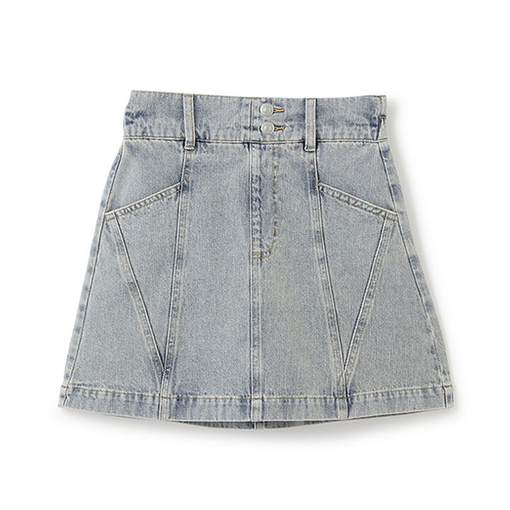 [GOOD PRICE] Stylish Color-Block Skirt,Navy, medium image number 6