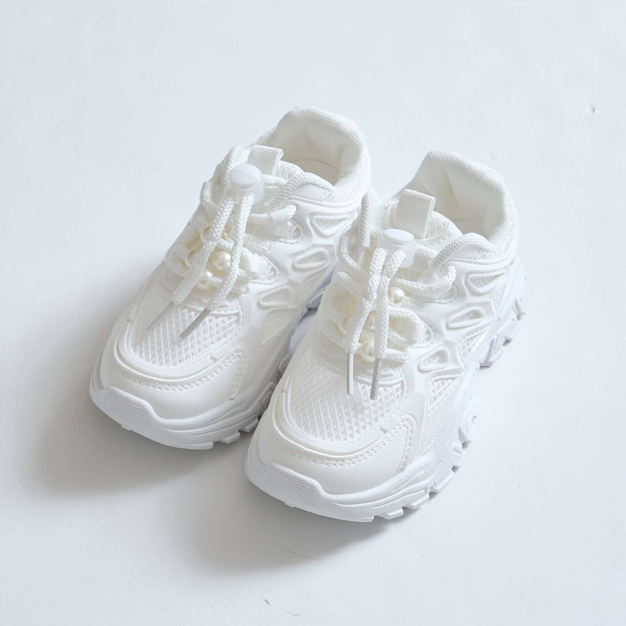 Pearl-Embellished Sneakers,Lavender, large image number 10