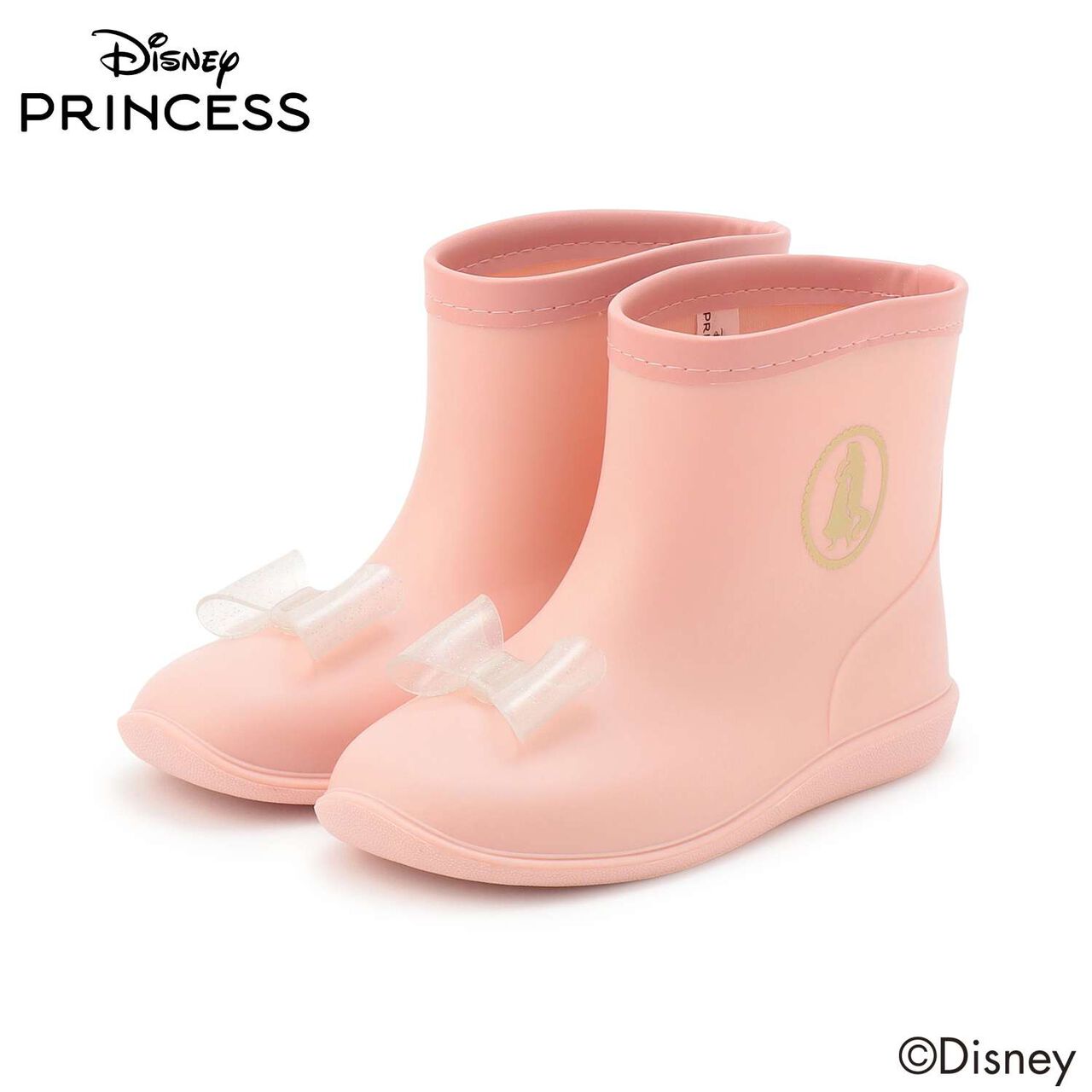 [Disney] Ribbon Rain Boots,Light pink, large image number 3