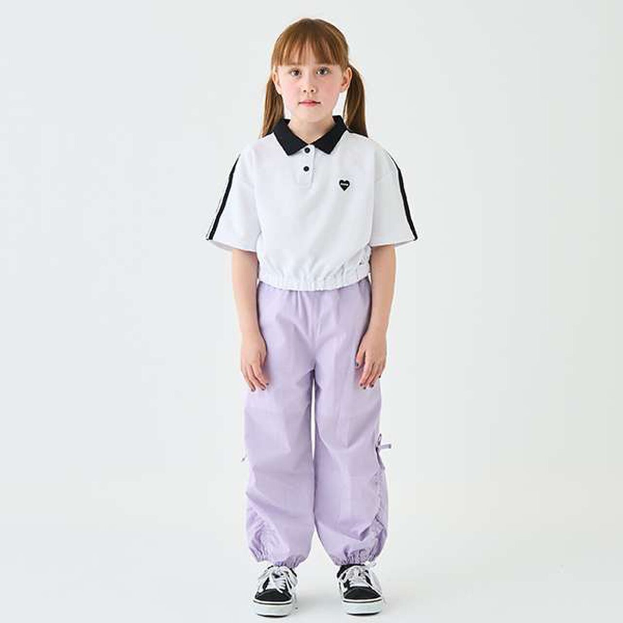 Water-Repellent Drawstring Pants,Lavender, large image number 0