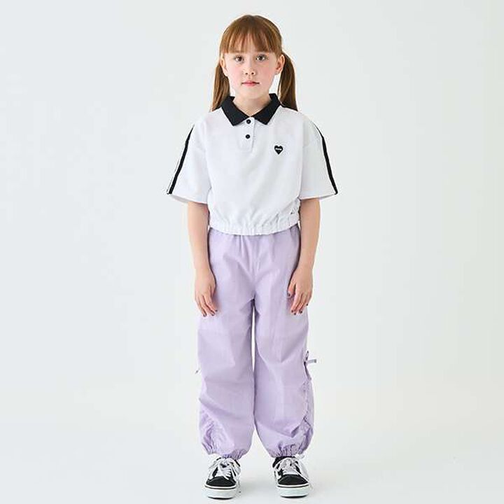 Water-Repellent Drawstring Pants,Lavender, medium image number 0