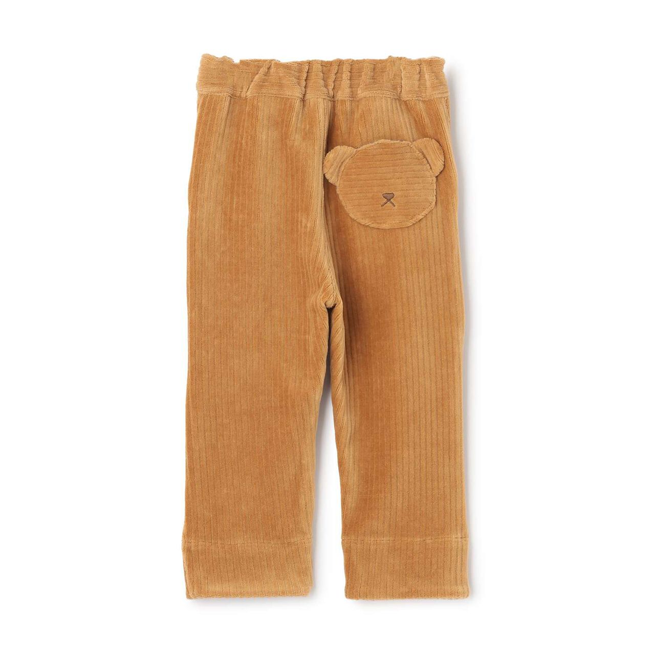 Knit Corduroy Bear Pants,Camel, large image number 1