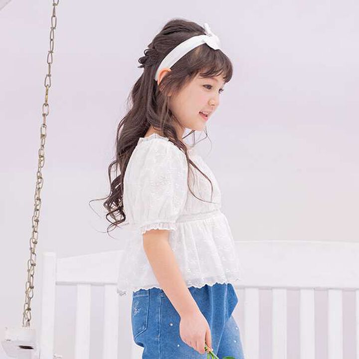 Sheer Blouse,Off white, medium image number 3