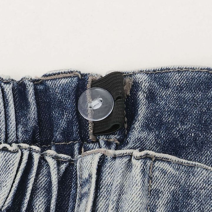 [Stretch] Stylish Flare Denim Pants,Sax blue, medium image number 21