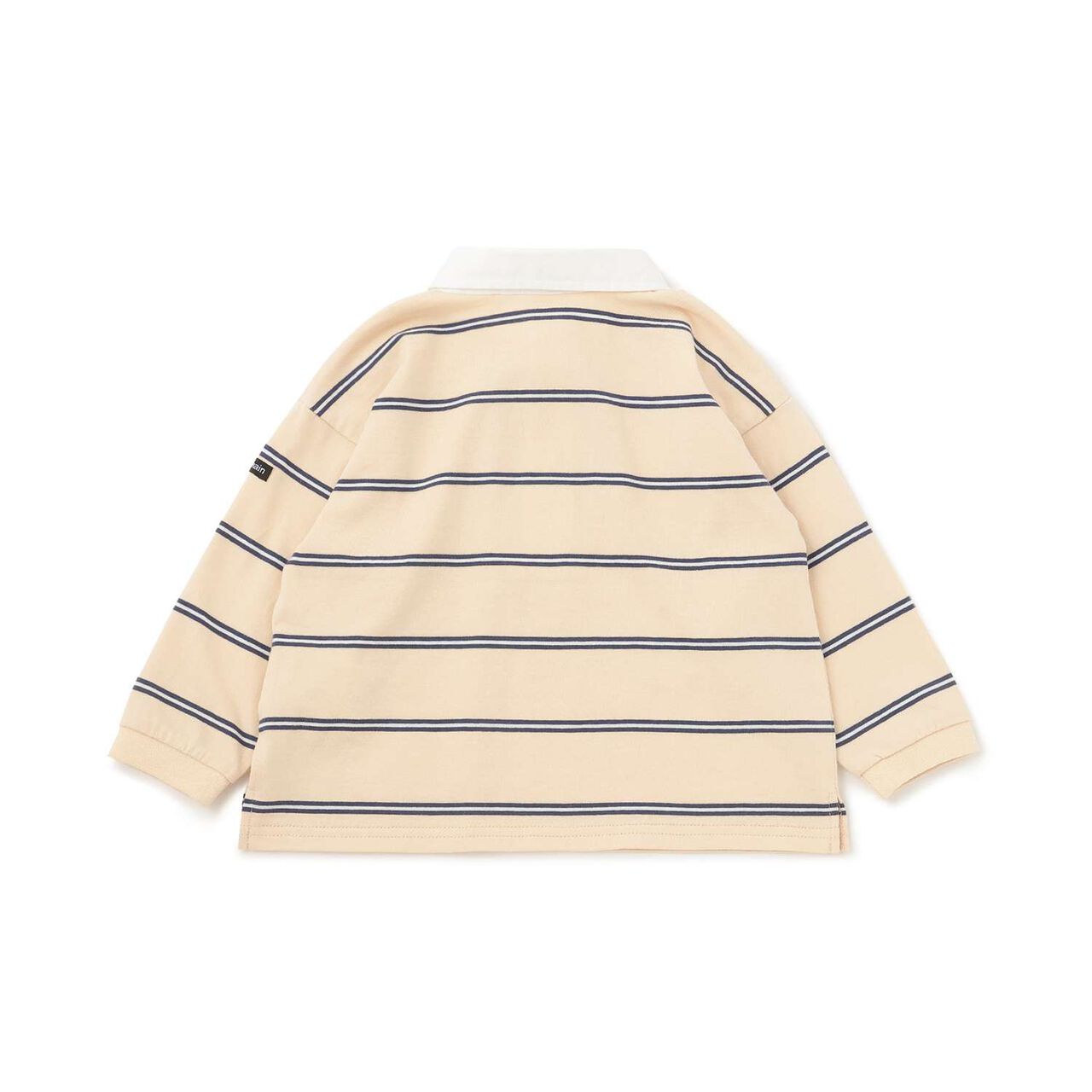 Link Stripe Pattern Rugby Long Sleeve T-Shirt,Navy, large image number 10