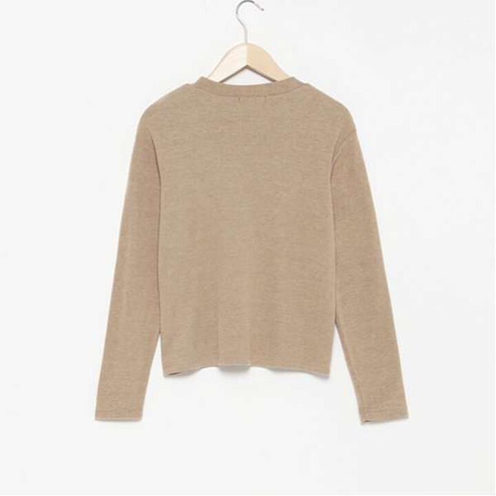 Micro-Fleece Long Sleeve T-Shirt,Black, medium image number 1