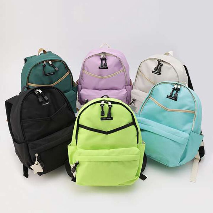 [Web Exclusive] V Pocket Backpack,Yellow green, medium image number 2