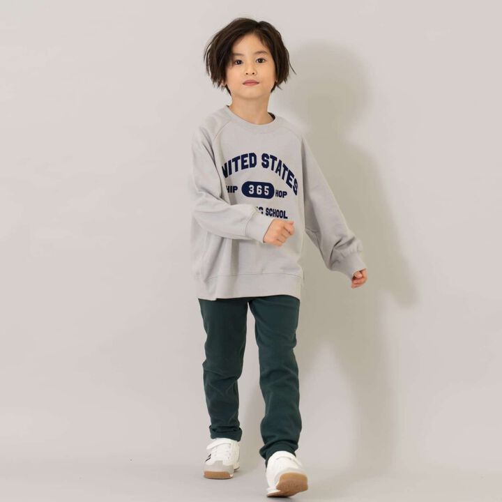 [365D.] [Matching with Dad] Raglan Sweatshirt Assortment Logo Pullover,Charcoal gray, medium image number 11