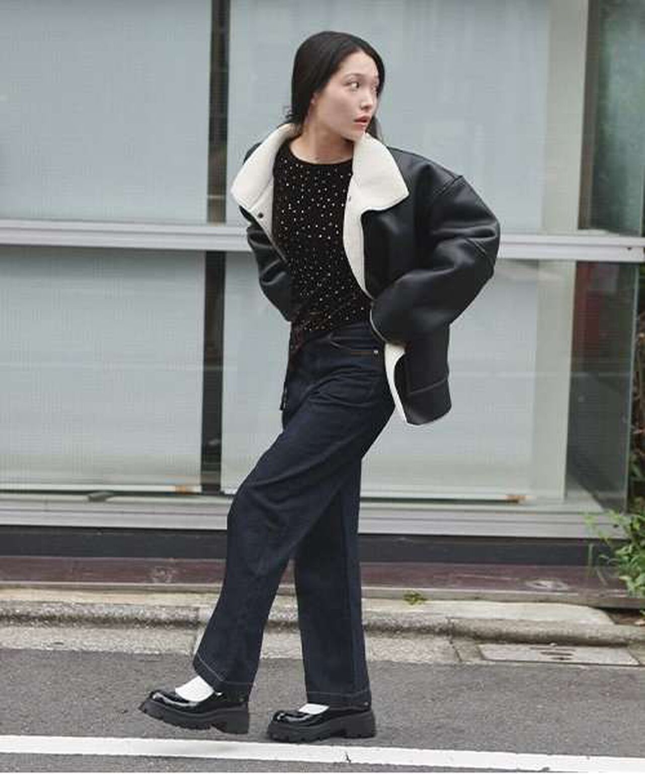 Reversible Boa Jacket,Ivory, large image number 13