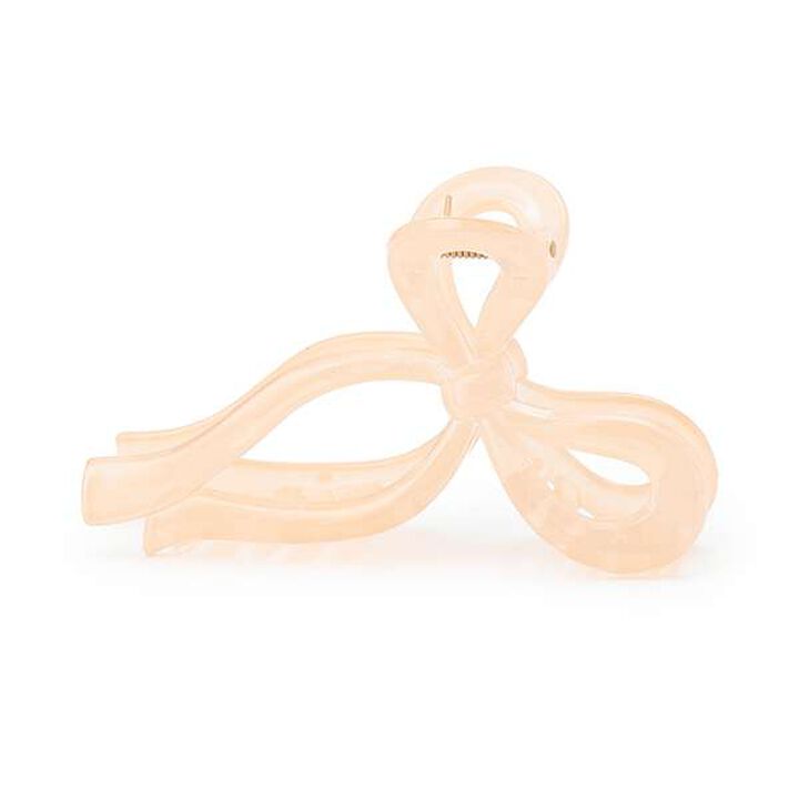 Ribbon Bun Clip,Emerald green, medium image number 1