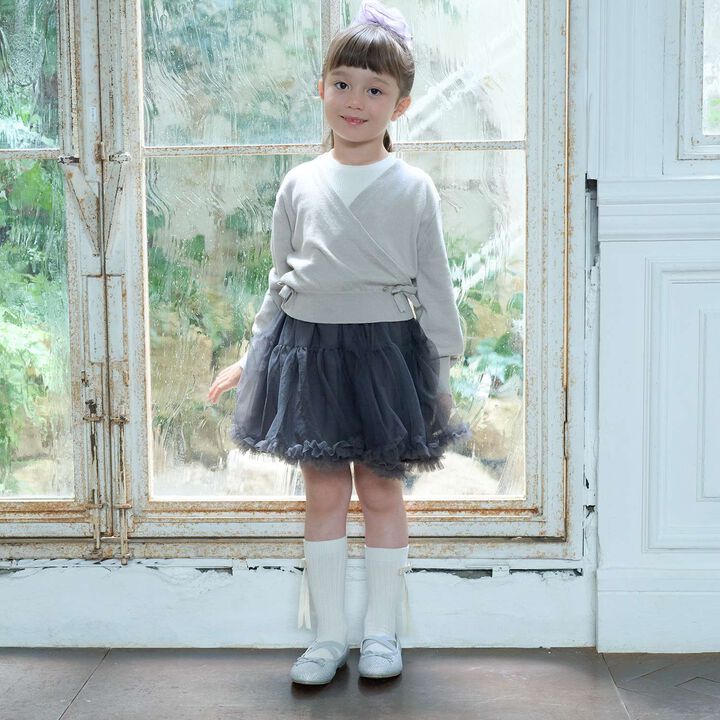 Ballet Knit Cache-Coeur,Black, medium image number 5