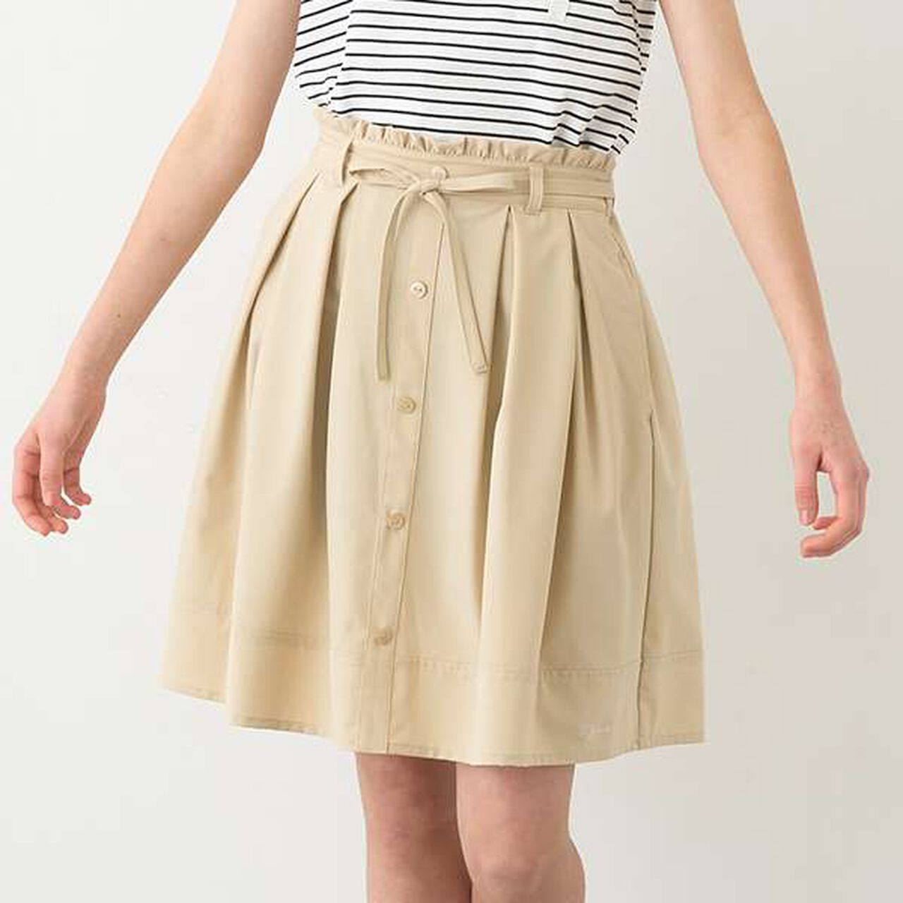 Ribbon Tulle Skirt,Black, large image number 20