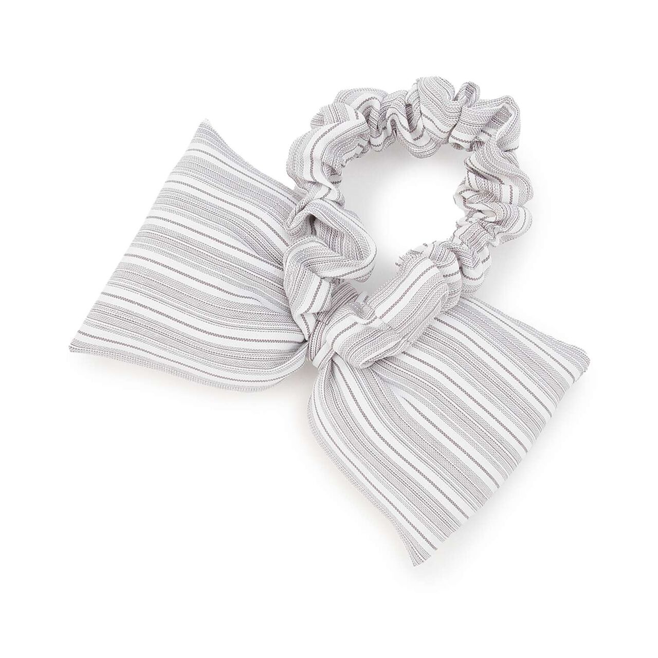 Big Ribbon Hair Tie,Sax blue, large image number 3