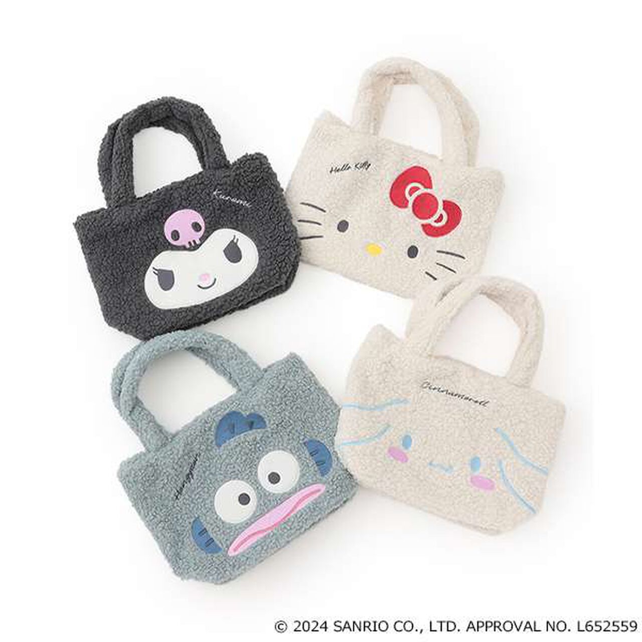 [Sanrio] Boa Tote Bag,Sax blue, large image number 6