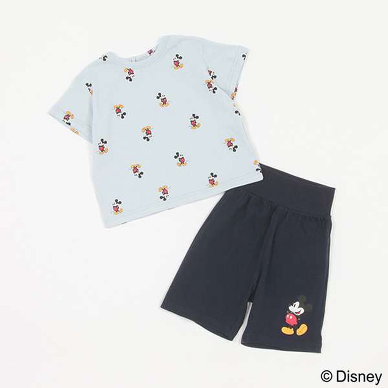[Disney] Mickey Pajamas,Light blue, large image number 0