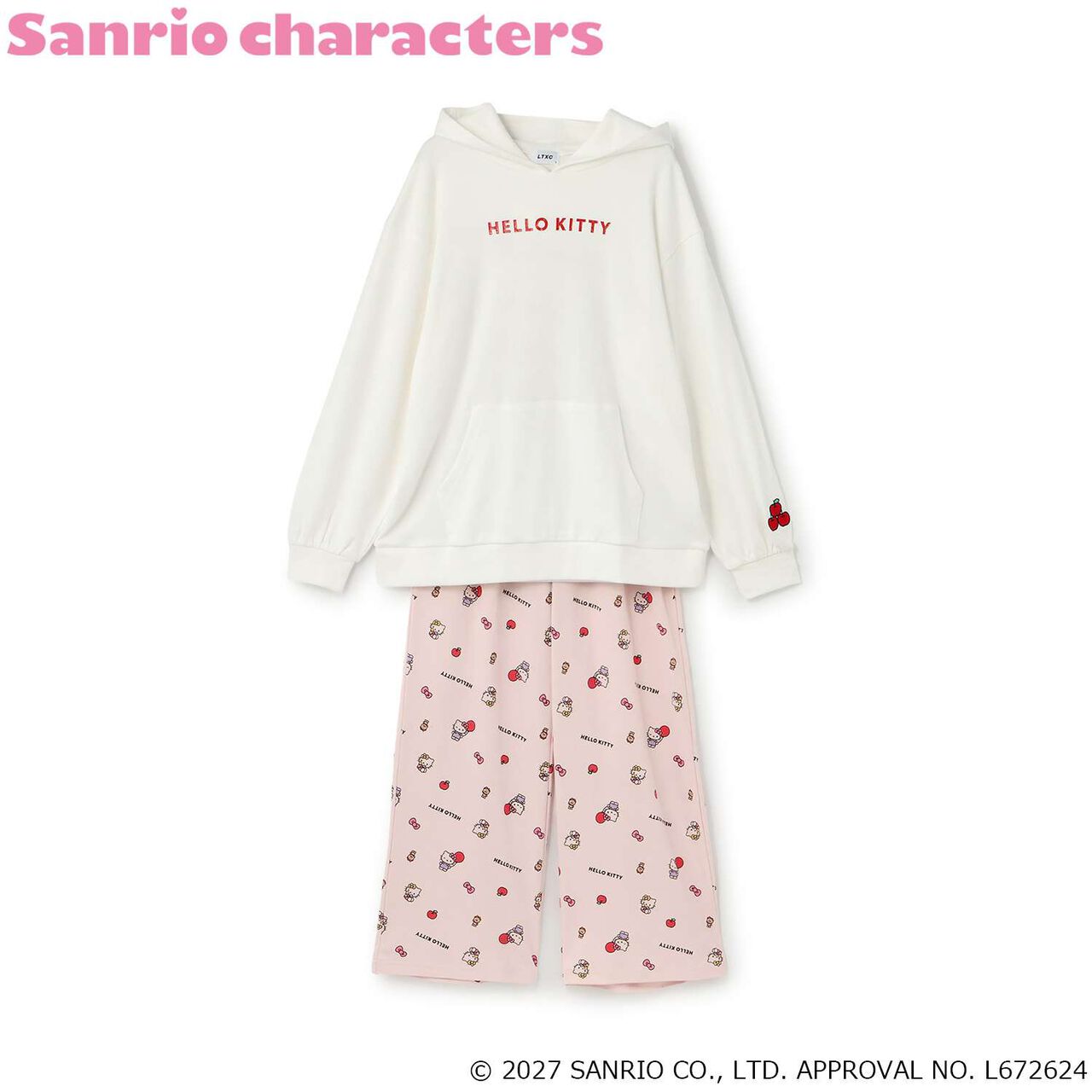 [Sanrio Characters/Hello Kitty] [LTXC] Room Wear,Off white, large image number 14