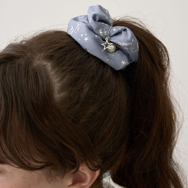 Star All-Over Print Scrunchie,, medium
