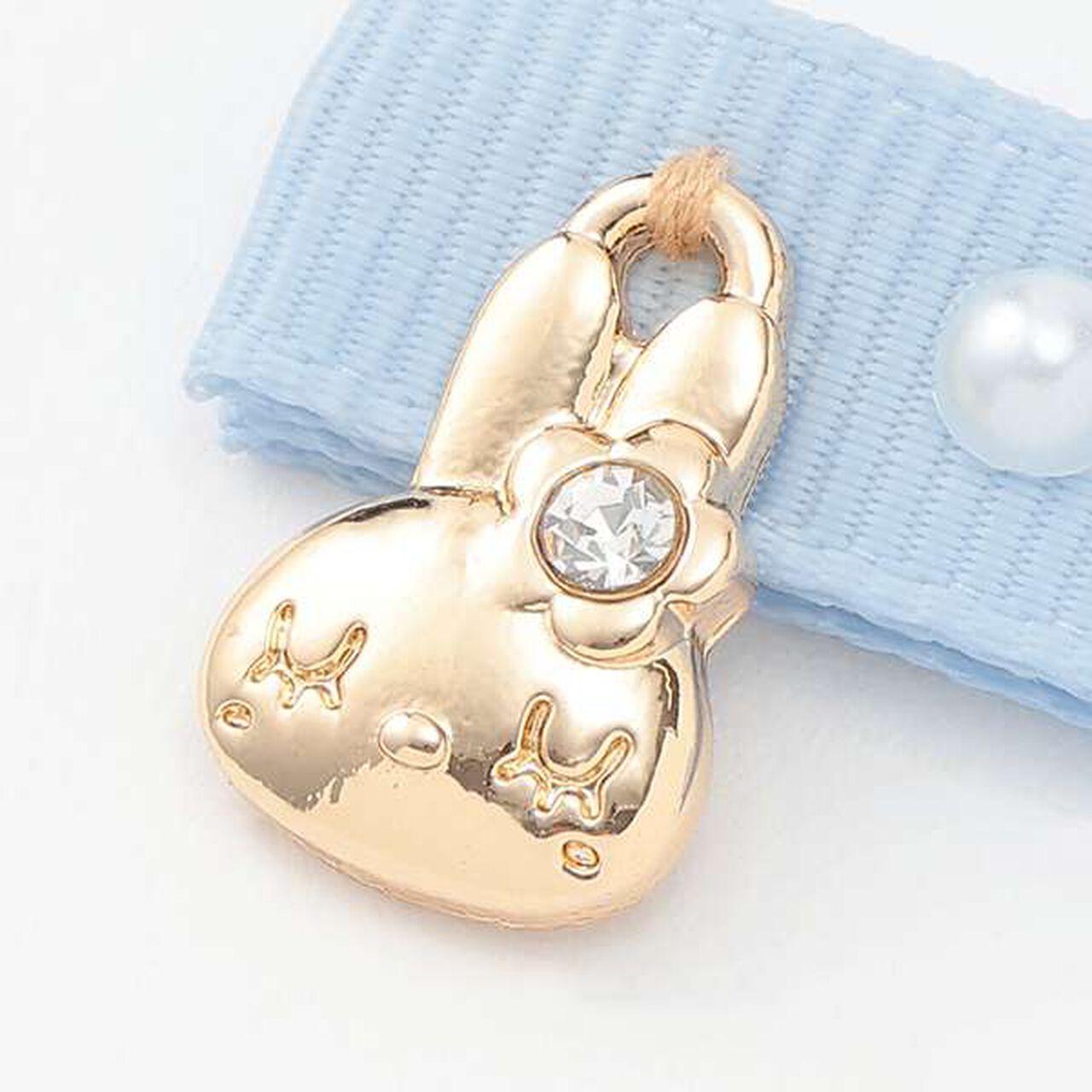 Strawberry Motif Hair Clip,Off white, large image number 4