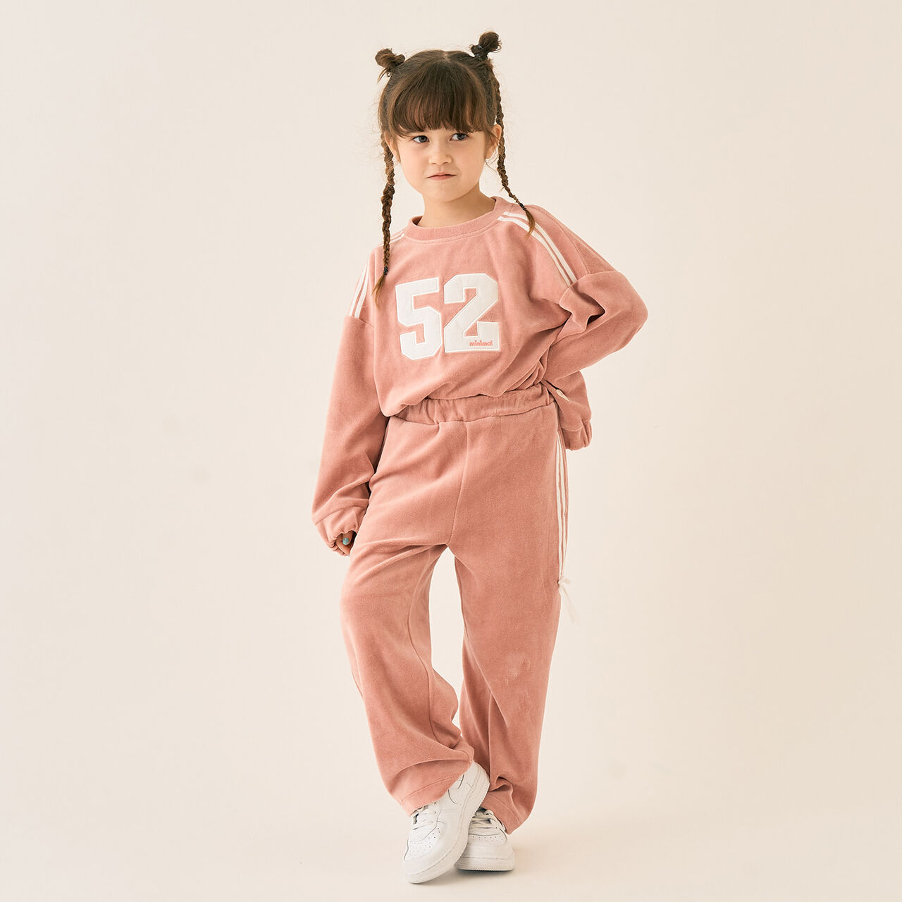 Short Velour Sweatshirt,Pink, large image number 11