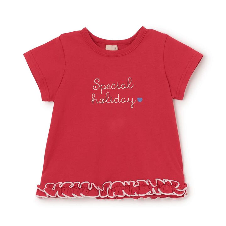 Affordable Girls Short Sleeve T-Shirt,Off white, medium image number 9