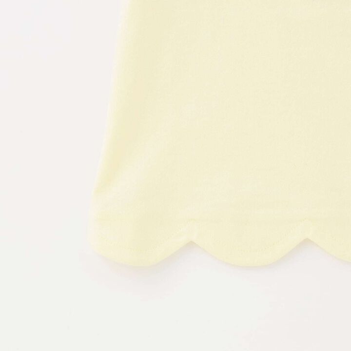 [Pompompurin] Scalloped Hem Puff Sleeve T-Shirt,Off white, medium image number 5