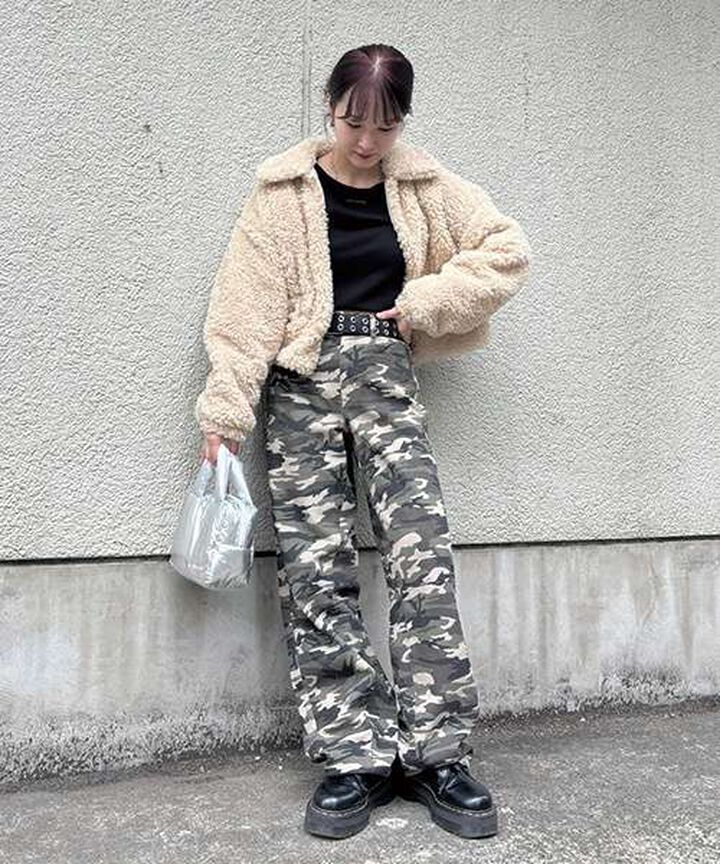 Poodle Faux Fur Coat,Brown, medium image number 11