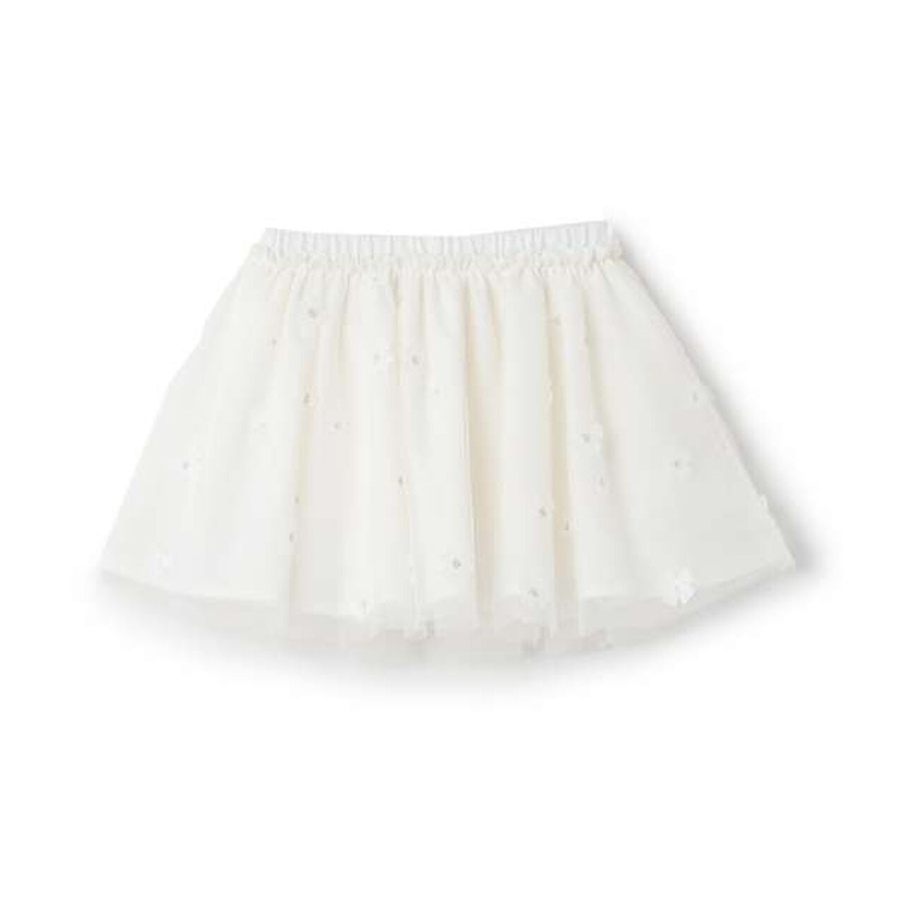 Flower Tulle Skirt,Blue, large image number 10