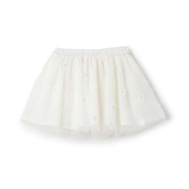 Flower Tulle Skirt,Blue, medium image number 10