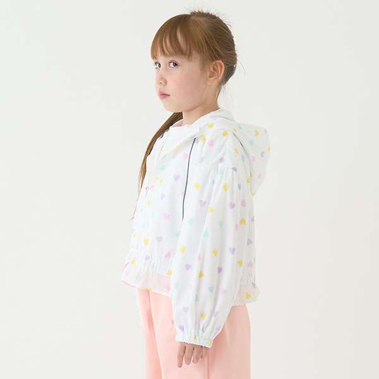 [Water-Repellent] Peplum Jacket,Pink, large image number 4