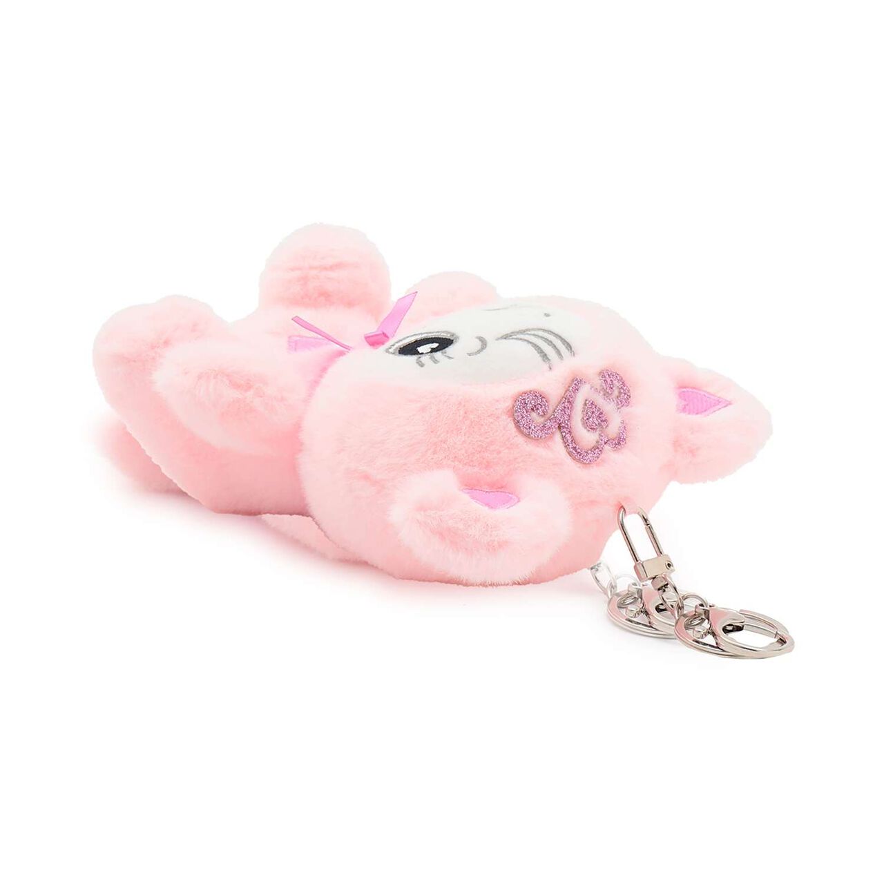 Berrie-chan & Debiry-chan Pastel Sitting Plush Charm,Red, large image number 4