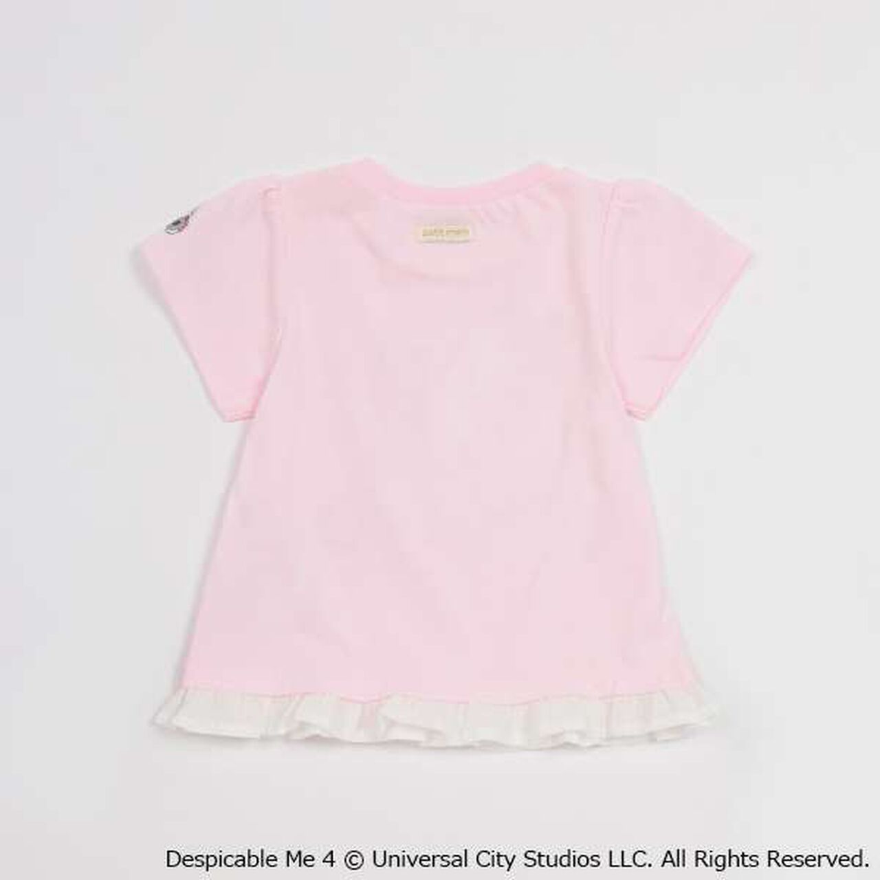 Minion Ruffle Hem T-Shirt,Off white, large image number 1