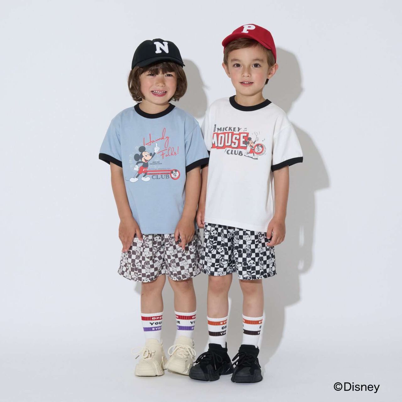 [Disney] [Comfortable Jersey] Assorted Print Ringer T-Shirt,Charcoal gray, large image number 19