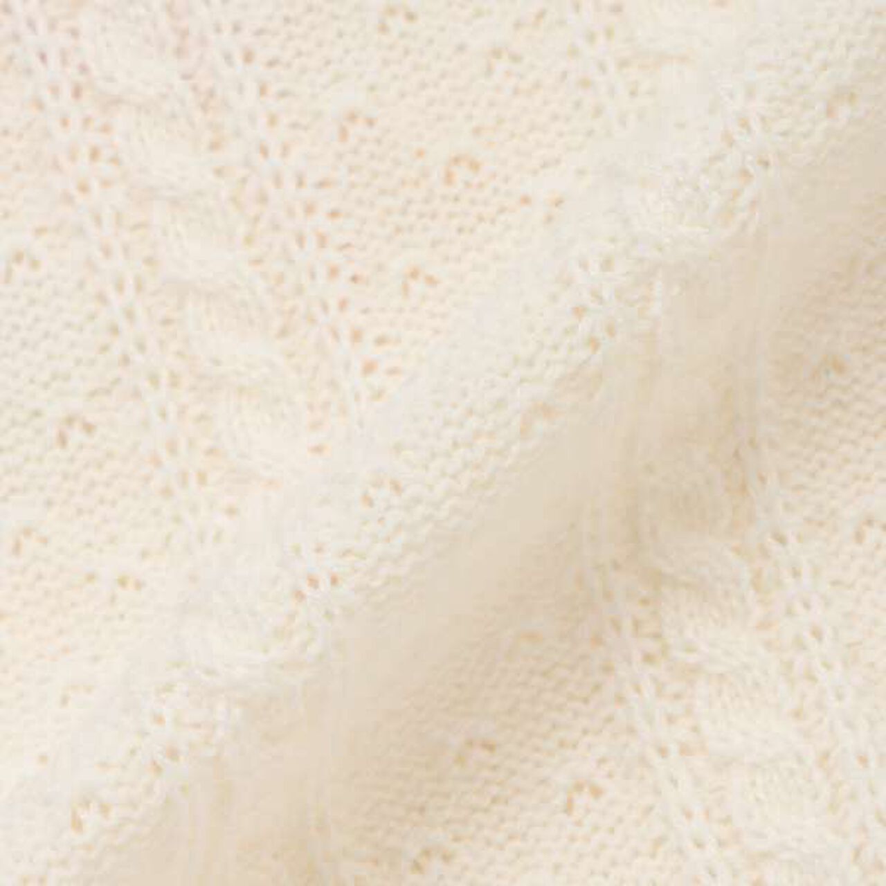 Ribbon Embroidery Knit Bolero,Off white, large image number 5