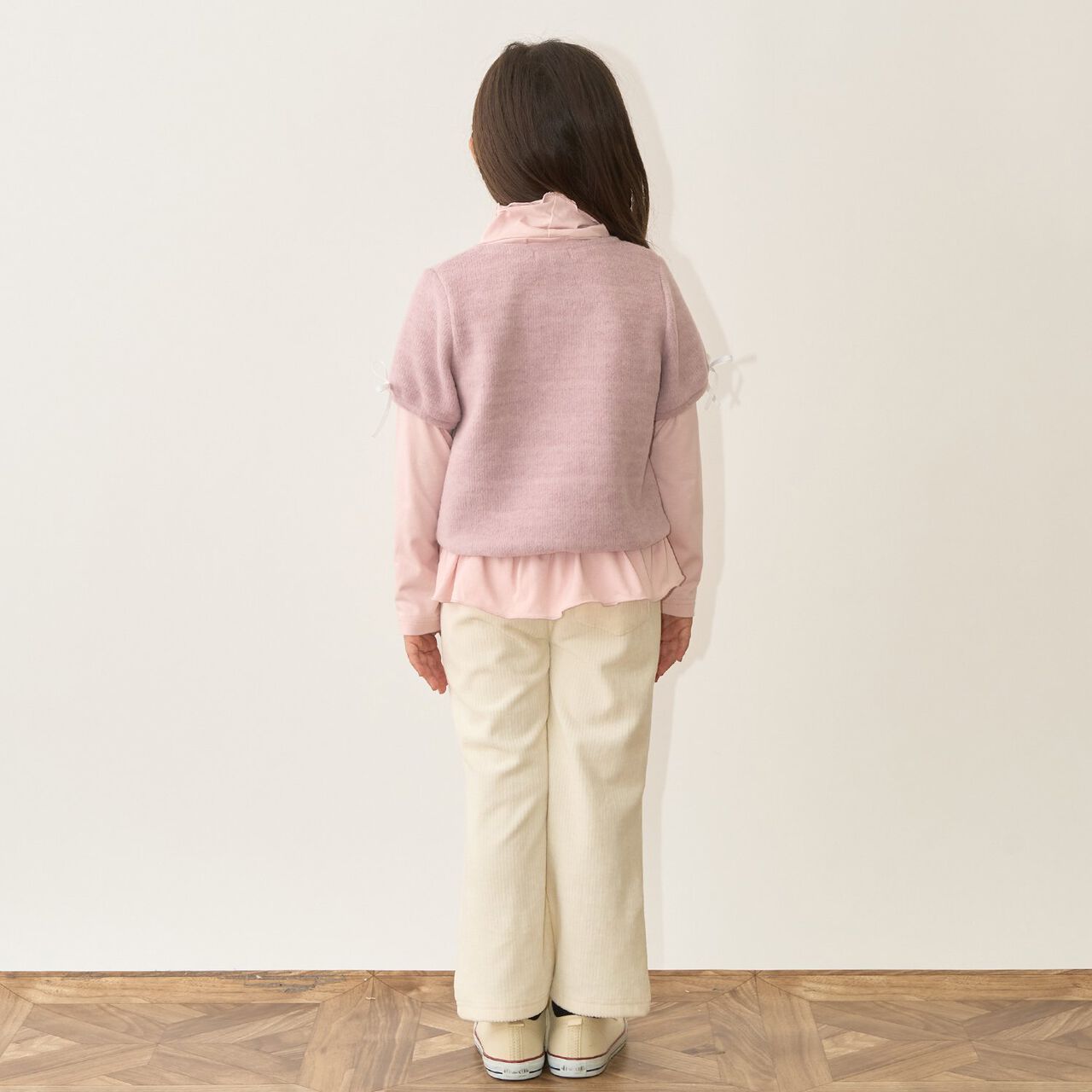 Fluffy Brushed Short-Sleeve Top,Deep pink, large image number 23