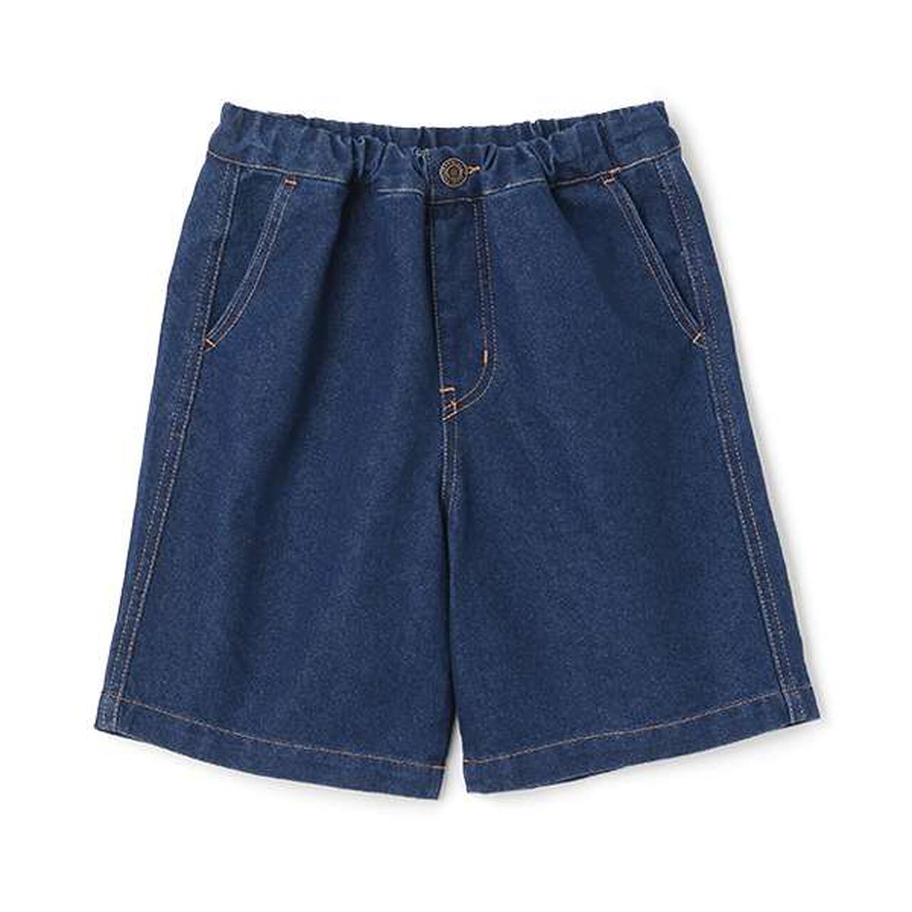 [SKIT0LY] Cool Sensation Denim Easy Half Pants,Light blue, large image number 9