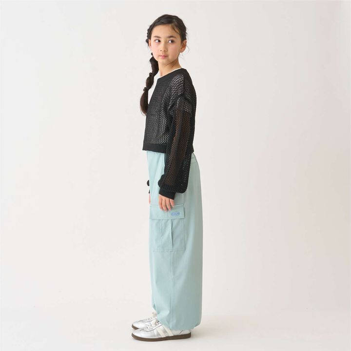Water-Repellent Cargo Pants,Emerald green, medium image number 9