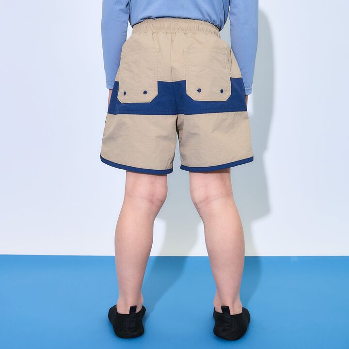 [SWIM] 雙色拼接衝浪褲 [兒童服裝] [童裝] [男童] [女孩],淡卡其色, medium image number 15