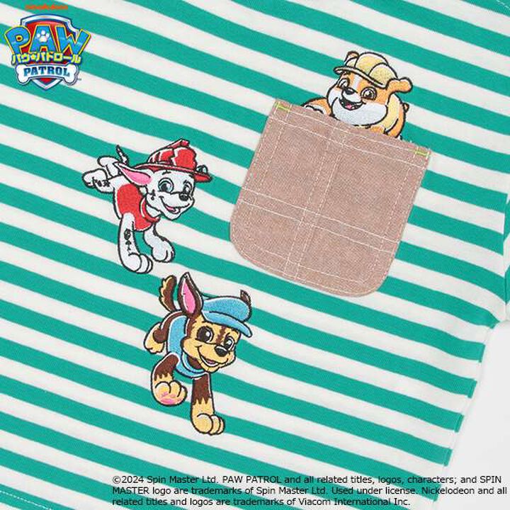 [Paw Patrol] Stripe Short Sleeve T-Shirt,Navy, medium image number 7