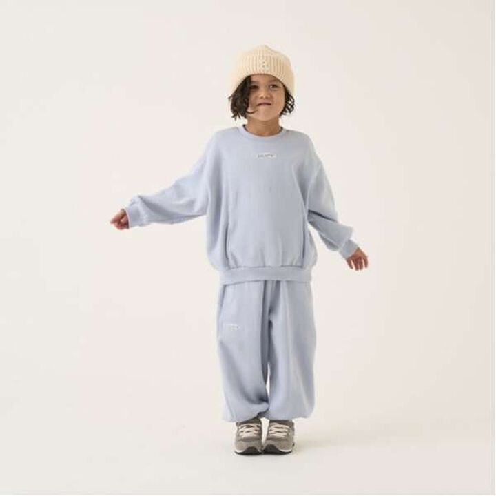 Cozy Fleece Color Block Sweatpants with Panels,Charcoal gray, medium image number 4