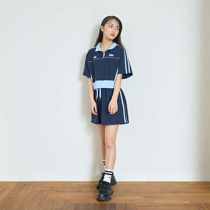 [LTXC] Quick-Dry Half ZIP Set,Off white, medium image number 9