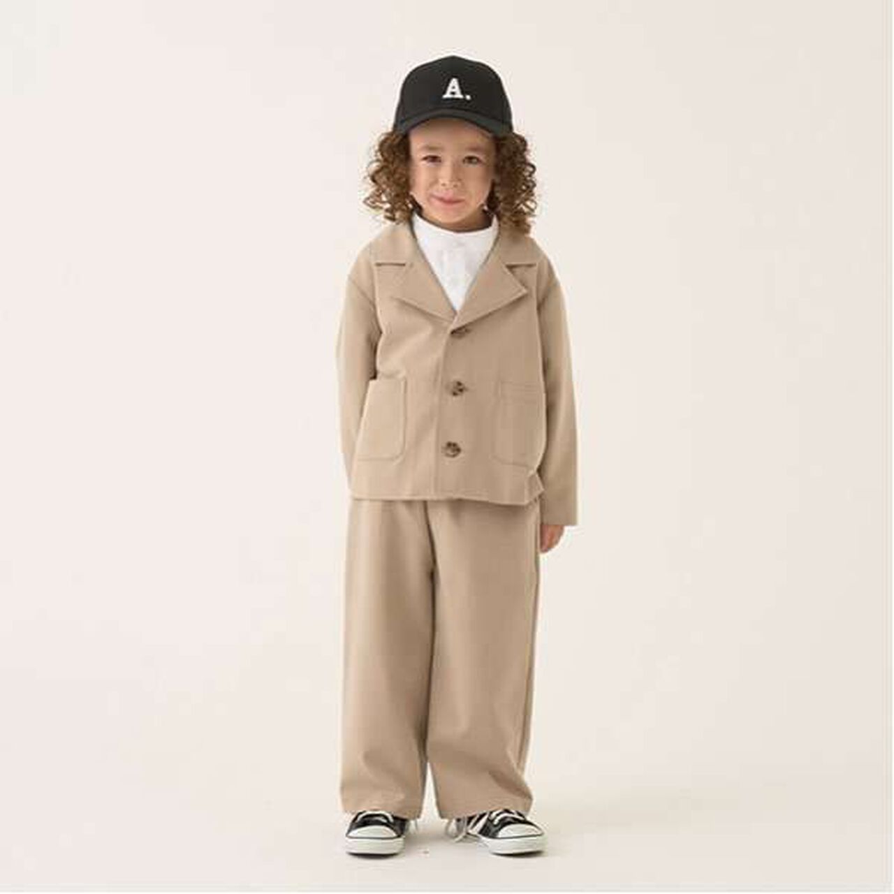 Occasion Jacket & Pants Set,Beige, large image number 3