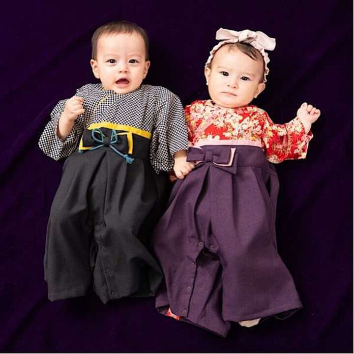 Girls' Hakama All-in-One,Red, medium image number 9