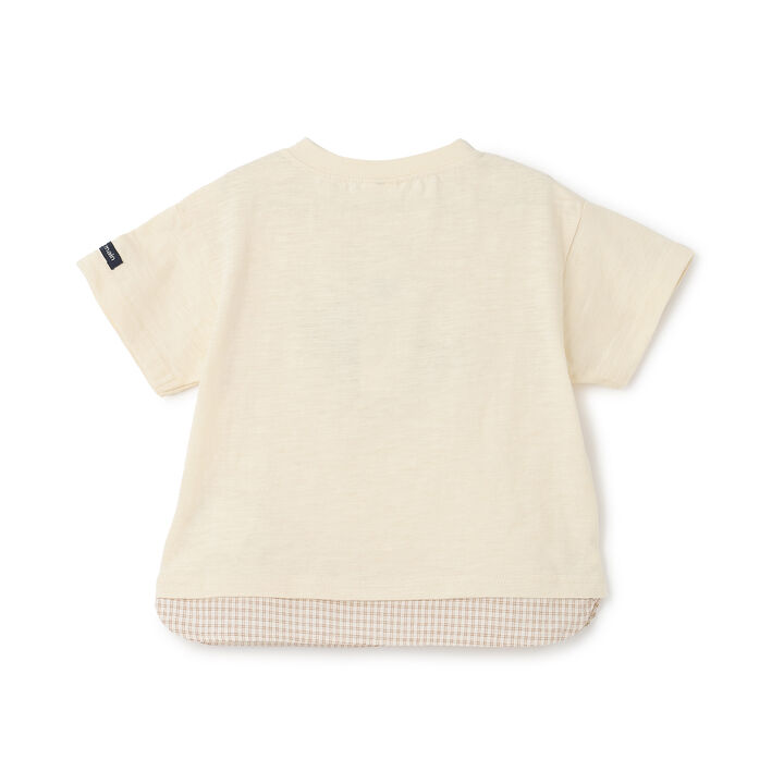 [Cool Touch] Marine Friends Appliqu&eacute; Short Sleeve T-Shirt,Golden tea, medium image number 5