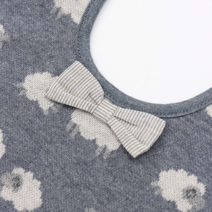 Organic Jacquard Bib,Navy, medium image number 3