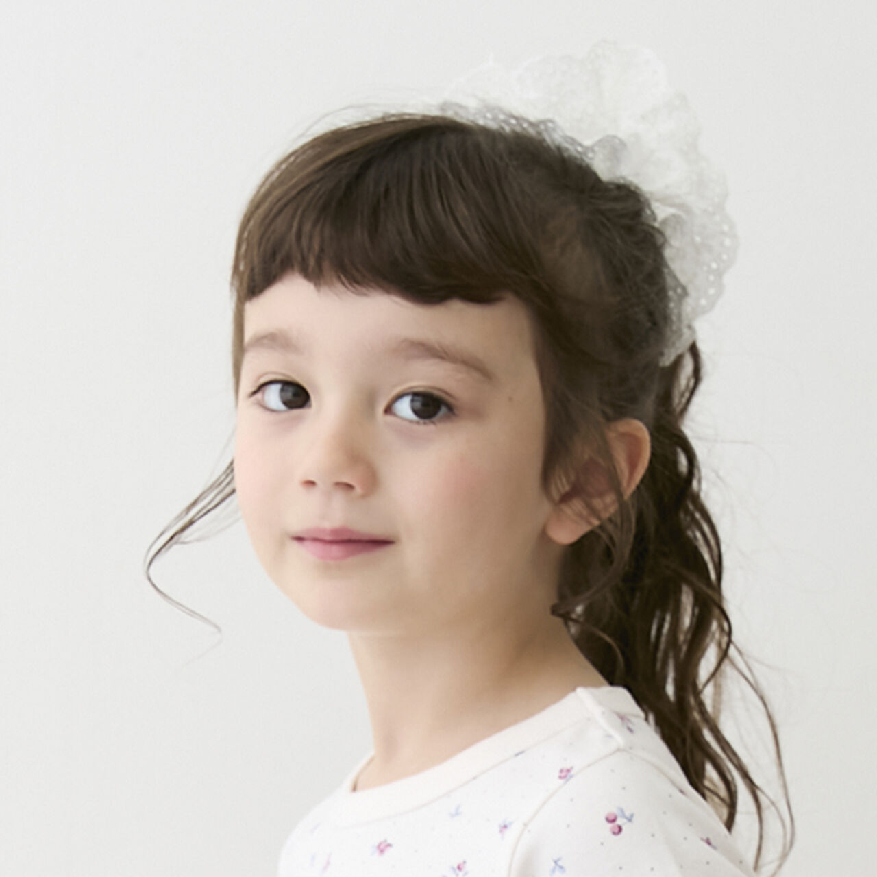 Volume Lace Chouchou,Red, large image number 5